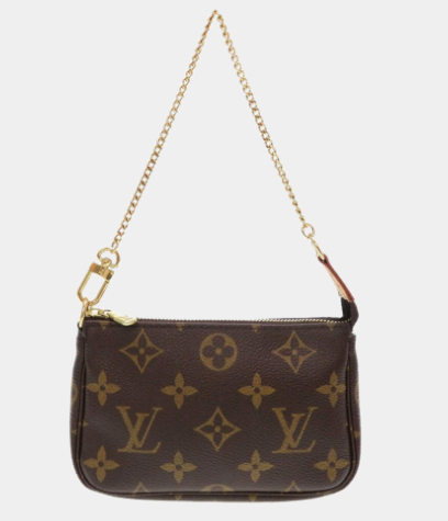 Louis Vuitton Brown Monogram Canvas Mini Pochette Accessoires Shoulder Bag